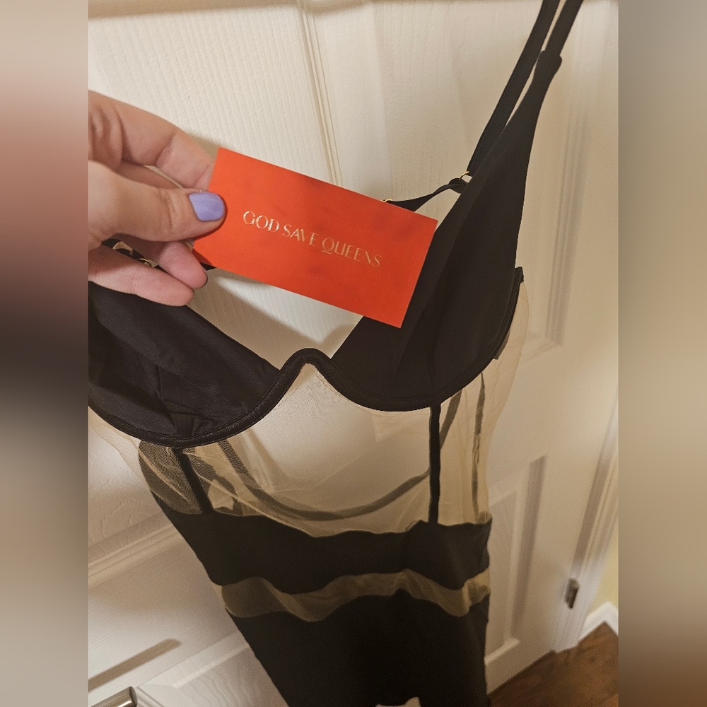 God Save Queens Sexy Lingerie/Dress Sz S